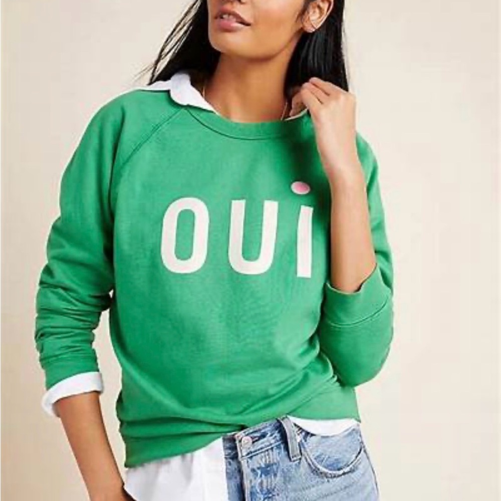 Clare V Green Sweatshirt